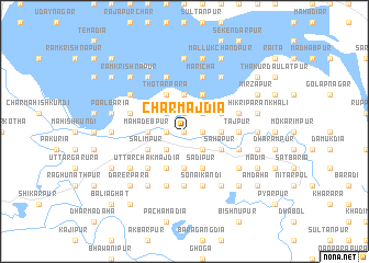 map of Char Mājdia