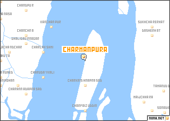 map of Char Mānpura