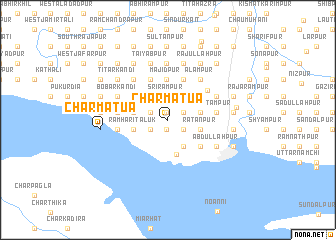 map of Char Matua