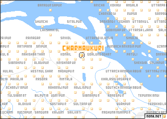 map of Char Maukuri