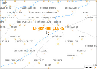 map of Charmauvillers