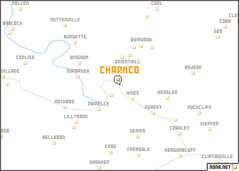 map of Charmco