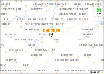 map of Charmes