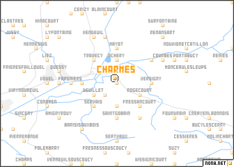 map of Charmes