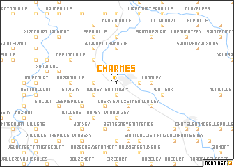 map of Charmes