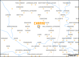 map of Charmé