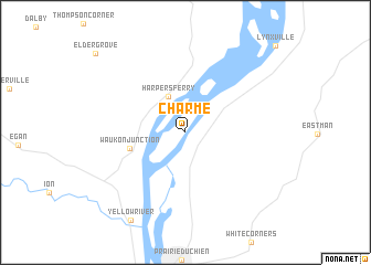 map of Charme