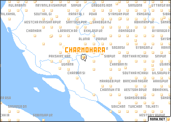 map of Char Mohara