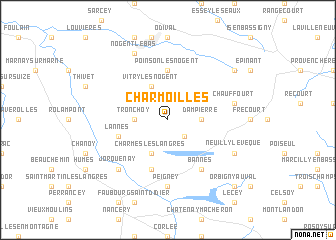 map of Charmoilles