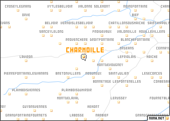 map of Charmoille