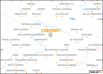 map of Charmont