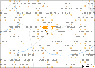 map of Charmoy