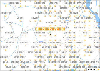 map of Char Nārāyandi