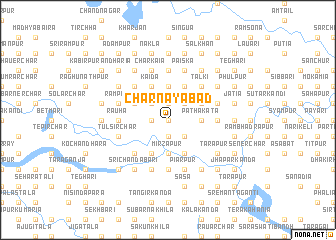 map of Char Nayābād