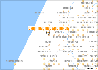 map of Charneca dos Moinhos