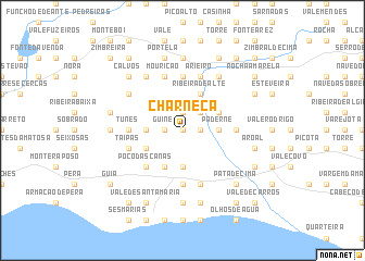 map of Charneca