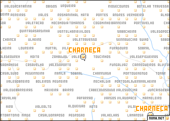 map of Charneca