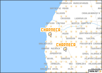 map of Charneca