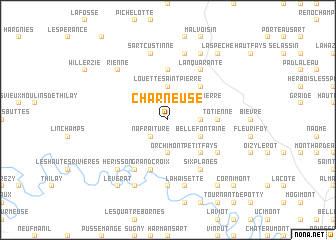 map of Charneuse