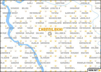 map of Char Nilākhi