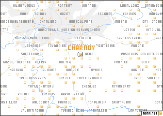 map of Charnoy