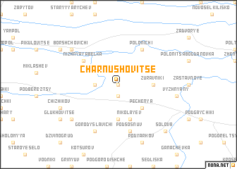 map of Charnushovitse