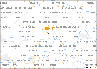 map of Charny