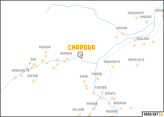 map of Charoda