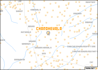 map of Charohewāla