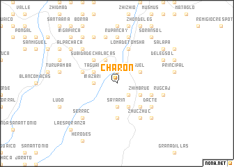 map of Charón