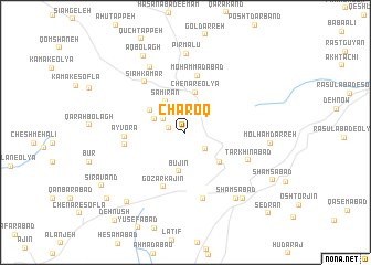 map of Chāroq