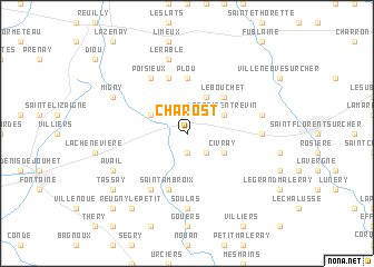 map of Chârost