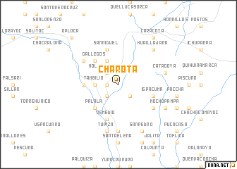 map of Charota