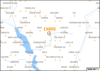 map of Charo