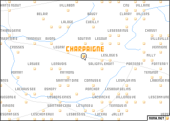 map of Charpaigne