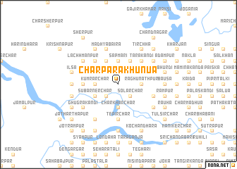 map of Charpāra Khunua