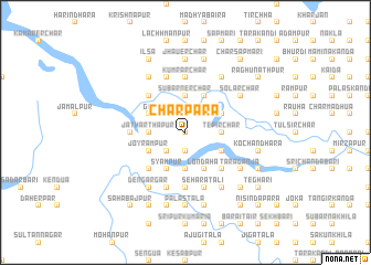 map of Charpāra