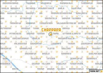 map of Charpāra