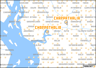 map of Char Pāthālia