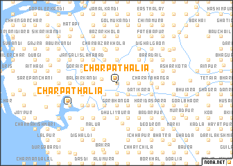 map of Char Pāthālia