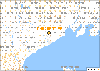 map of Charpentier