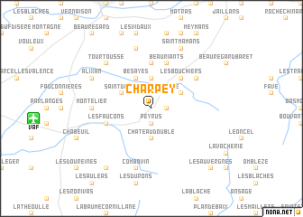 map of Charpey