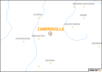 map of Charpin Ville