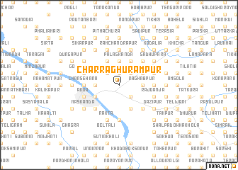 map of Char Raghurāmpur