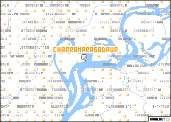 map of Char Rāmprasādpur