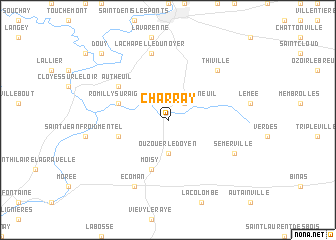 map of Charray