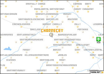 map of Charrecey