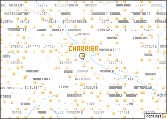 map of Charrier