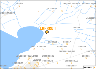 map of Charron