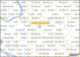 map of Char Sāgardi